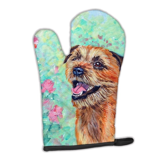 Caroline's Treasures Border Terrier Oven Mitt
