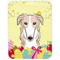 thumbnail image 1 of Caroline's Treasures Borzoi Easter Egg Hunt Glass Cutting Board Large, 1 of 2
