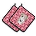 thumbnail image 1 of Caroline's Treasures Borzoi Hearts Pair of Pot Holders, 1 of 2