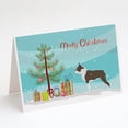 thumbnail image 1 of Boston Terrier Merry Christmas Tree Greeting Cards and Envelopes Pack of 8, 1 of 2
