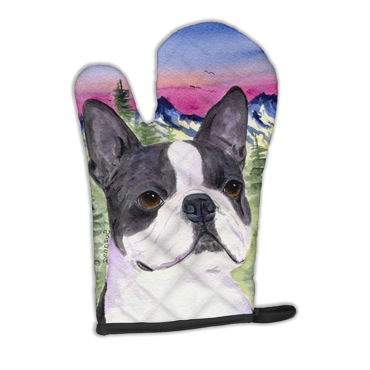 Boston Terrier Oven Mitt