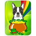 thumbnail image 1 of Caroline's Treasures Boston Terrier St. Patrick's Day Glass Cutting Board Large, 1 of 2