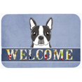 thumbnail image 1 of Caroline's Treasures Boston Terrier Welcome Kitchen/Bath Mat, 1 of 2