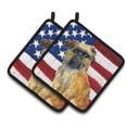 thumbnail image 1 of Brussels Griffon Patriotic Pair of Pot Holders, 1 of 3