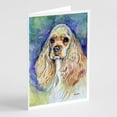 thumbnail image 1 of Buff Cocker Spaniel Greeting Cards and Envelopes Pack of 8, 1 of 2