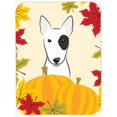thumbnail image 1 of Caroline's Treasures Bull Terrier Thanksgiving Glass Cutting Board Large, 1 of 2