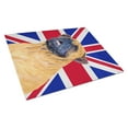 thumbnail image 1 of Caroline's Treasures Bullmastiff with English Union Jack British Flag Glass Cutting Board Large Size, 1 of 1
