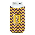 thumbnail image 1 of Caroline's Treasures CJ1041-QTBC Letter Q Chevron Purple and Gold Tall Boy Hugger, Tall Boy, multicolor, 1 of 1