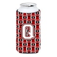 thumbnail image 1 of Caroline's Treasures CJ1082-QTBC Letter Q Football Cardinal and White Tall Boy Hugger, Tall Boy, multicolor, 1 of 1