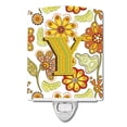 thumbnail image 1 of Caroline's Treasures CJ2003-YCNL Letter Y Floral Mustard and Green Ceramic Night Light, 6x4x3", multicolor, 1 of 1