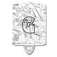 thumbnail image 1 of Caroline's Treasures CJ2007-GCNL Letter G Musical Note Letters Ceramic Night Light, 6x4x3", multicolor, 1 of 1