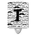 thumbnail image 1 of Letter T Moustache Initial Ceramic Night Light, 1 of 1