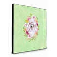 thumbnail image 1 of Caroline's Treasures CK4331UP88 Standard White Poodle Green Flowers Artwork Wall Panel, , multicolor, 1 of 1