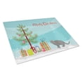 thumbnail image 1 of Caroline's Treasures CK4582LCB Chartreux #1 Cat Merry Christmas Glass Cutting Board Large, 12H x 16W, multicolor, 1 of 2
