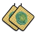 thumbnail image 1 of Caroline's Treasures Cabbage on Basketweave Pair of Pot Holders, 1 of 3