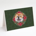 thumbnail image 1 of Cane Corso Poinsetta Wreath Greeting Cards and Envelopes Pack of 8, 1 of 2