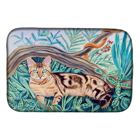 Caroline's Treasures Cat - Maine Coon Dish Drying Mat