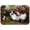 thumbnail image 1 of Caroline's Treasures Chickens, Hens and Puppy Kitchen/Bath Mat, 1 of 2