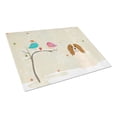thumbnail image 1 of Caroline's Treasures Christmas Presents between Friends Cavalier Spaniel Glass Cutting Board Large, 1 of 2