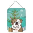 thumbnail image 1 of Caroline's Treasures BB1591DS1216 Christmas Tree and English Bulldog  Wall or Door Hanging Prints, 12x16, multicolor, 1 of 2