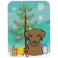 thumbnail image 1 of Caroline's Treasures Christmas Tree and Chocolate Labrador Glass Cutting Board Large, 1 of 2