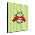 thumbnail image 1 of Caroline's Treasures Christmas Wreath Presents Green Artwork Panel wall-decor, Multicolor, 1 of 1
