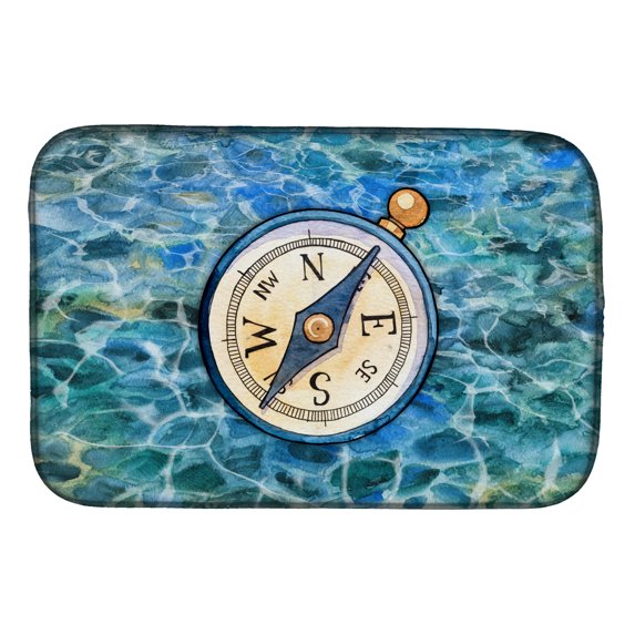 Compass Dish Drying Mat