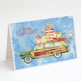 thumbnail image 1 of Merry Christmas Corgi Greeting Cards and Envelopes Pack of 8, 1 of 2