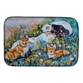 thumbnail image 1 of Caroline's Treasures Corgi Classics Dish Drying Mat, 1 of 2