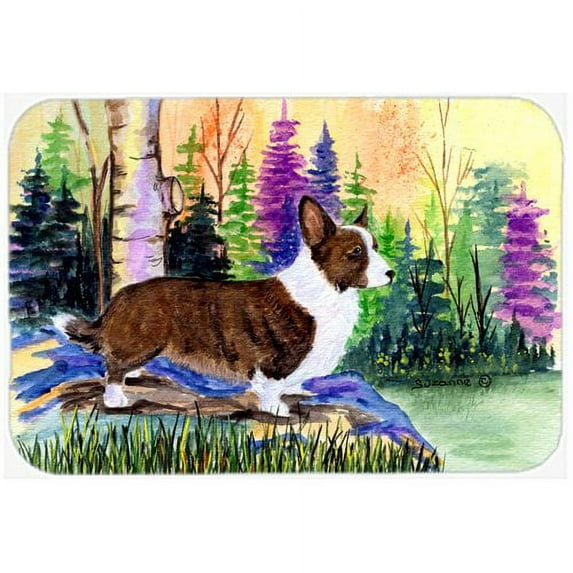Caroline's Treasures Corgi Kitchen/Bath Mat