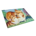 thumbnail image 1 of Caroline's Treasures Corgi Momma's Love Glass Cutting Board Large, 1 of 2