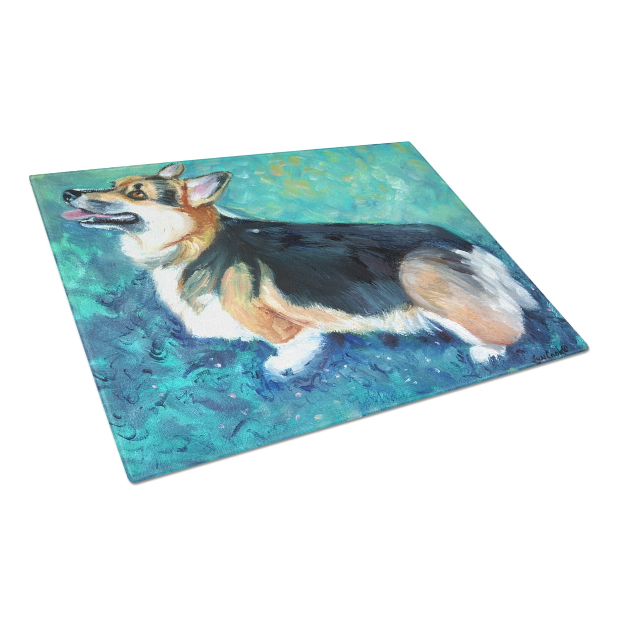 Caroline Treasures Corgi Playing Poker mouse pad, Hot Pad del o sottopentola, multicolore (7416MP