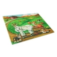 thumbnail image 1 of Caroline's Treasures Corgi Pumpkin Ride with Goat Glass Cutting Board Large, 1 of 2