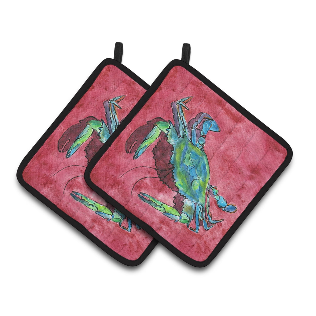 Crab Pair of Pot Holders