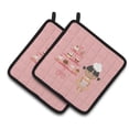 thumbnail image 1 of Caroline's Treasures Cupcake Baker African Pink Pair of Pot Holders, 1 of 3