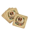 thumbnail image 1 of Carolines Treasures DAC2205FC 0.15 x 3.5 x 3.5 in. Wheaten Terrier & Flowers Foam Coasters - Set of 4, 1 of 5