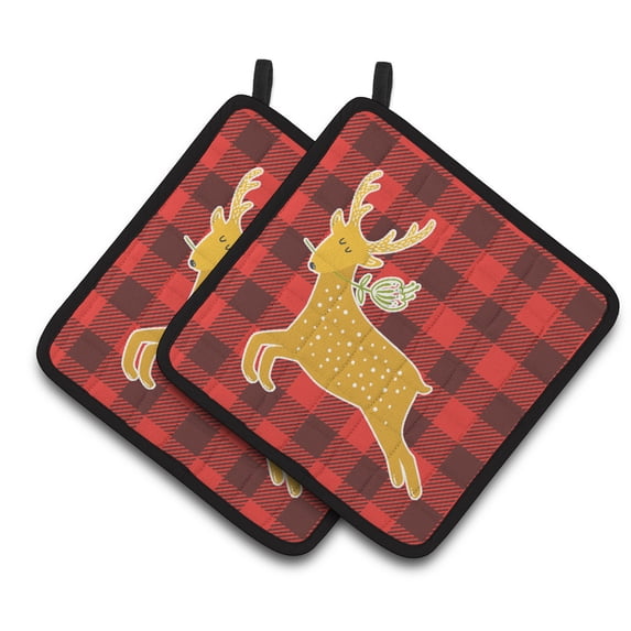 Deer Pair of Pot Holders