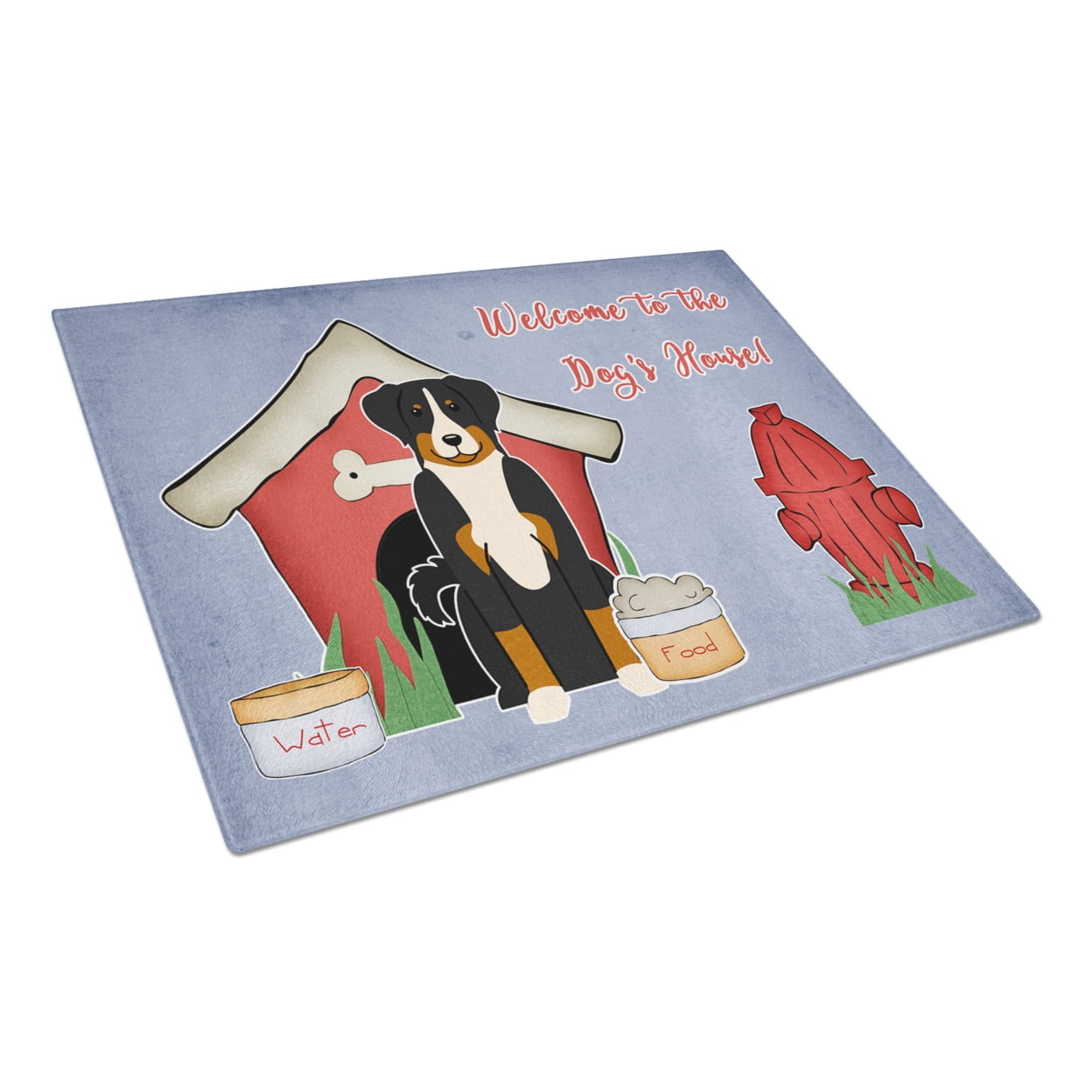 Caroline's Treasures Dog House Collection Appenzeller Sennenhund Glass Cutting Board Large