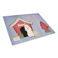 thumbnail image 1 of Caroline's Treasures Dog House Collection Poodle White Glass Cutting Board Large, 1 of 2