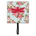 thumbnail image 1 of Caroline's Treasures Dragonfly Shabby Elegance Roses Wall Hook, 1 of 2