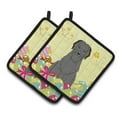 thumbnail image 1 of Caroline's Treasures Easter Eggs Briard Black Pair of Pot Holders, 1 of 3