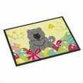 thumbnail image 1 of Carolines Treasures BB6139JMAT 24 x 36 in. Easter Eggs Chow Chow Blue Indoor or Outdoor Mat, 1 of 4