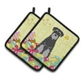 thumbnail image 1 of Caroline's Treasures Easter Standard Schnauzer Pair of Pot Holders, 1 of 3