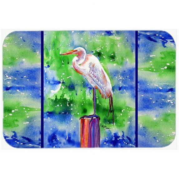 Caroline's Treasures Egret Kitchen/Bath Mat