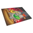 thumbnail image 1 of Caroline's Treasures Elephant playing the Saxaphone Glass Cutting Board Large, 1 of 2