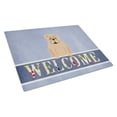 thumbnail image 1 of Caroline's Treasures English Bulldog Fawn Welcome Glass Cutting Board Large, 1 of 2