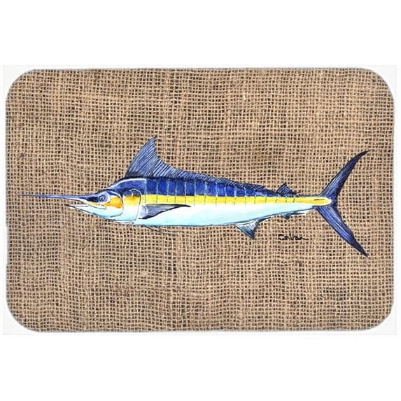 Caroline's Treasures Fish Marlin Kitchen/Bath Mat