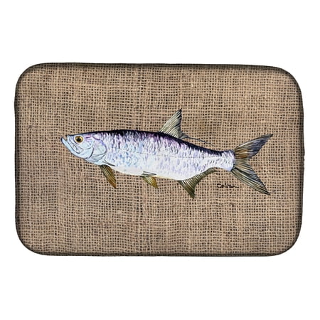 Caroline's Treasures Fish - Tarpon Dish Drying Mat