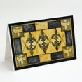 thumbnail image 1 of Fleur de lis Greeting Cards and Envelopes Pack of 8, 1 of 2