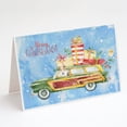 thumbnail image 1 of Merry Christmas Fox Terrier Greeting Cards and Envelopes Pack of 8, 1 of 2